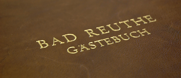 Gesundhotel Bad Reuthe - Gästebuch