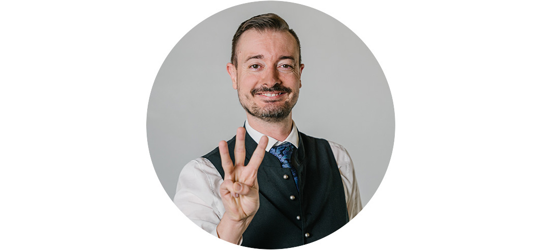 Reobert, stellvertretender Oberkellner in Bad Reuthe