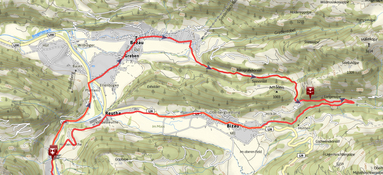 Gesundhotel Bad Reuthe - Interaktive Wanderkarte