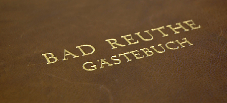 Gesundhotel Bad Reuthe - Gästebuch